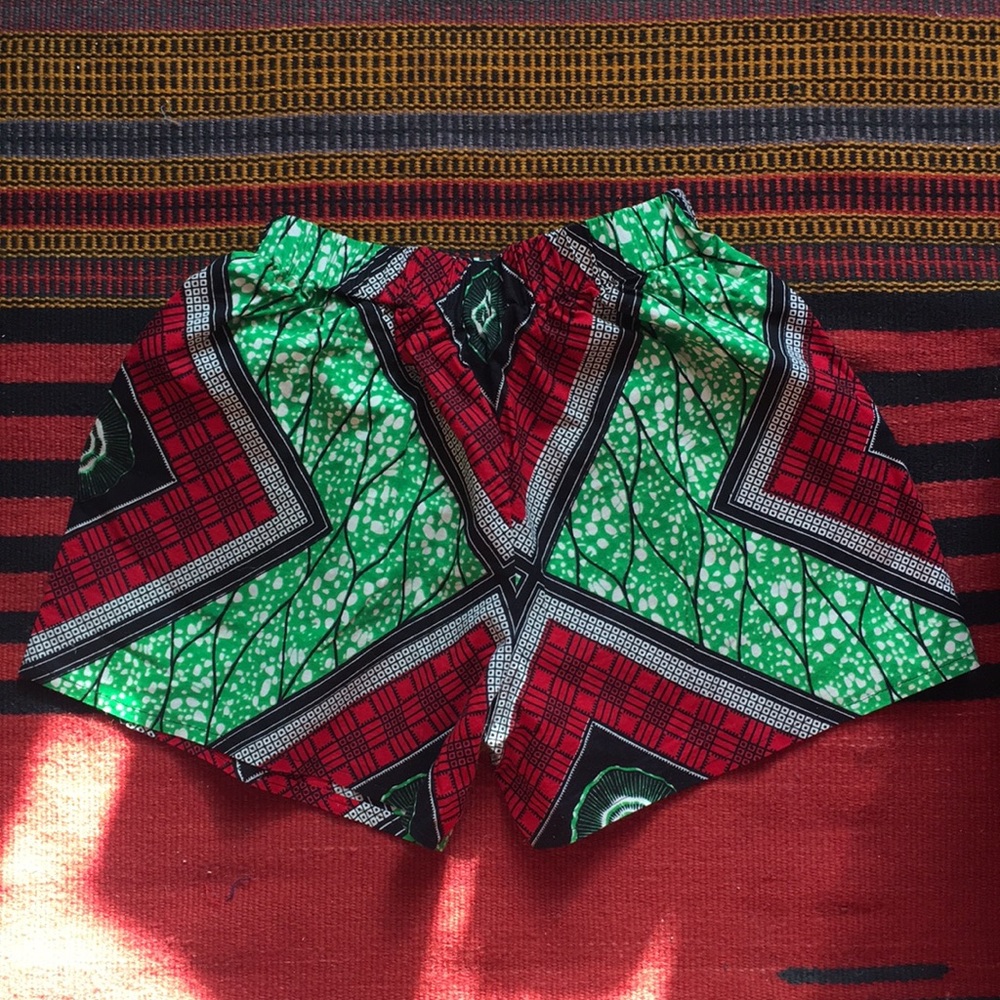 Ankara Handmade One Of A Kind Shorts - Picture 2 of 4
